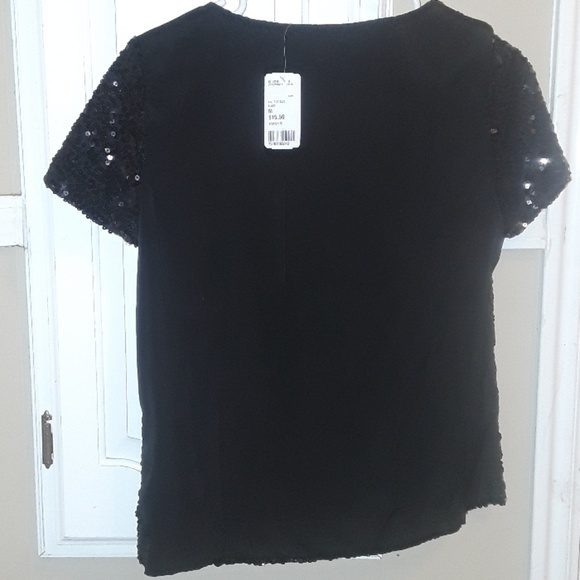 Forever 21 black sequin shirt. - Picture 2 of 2